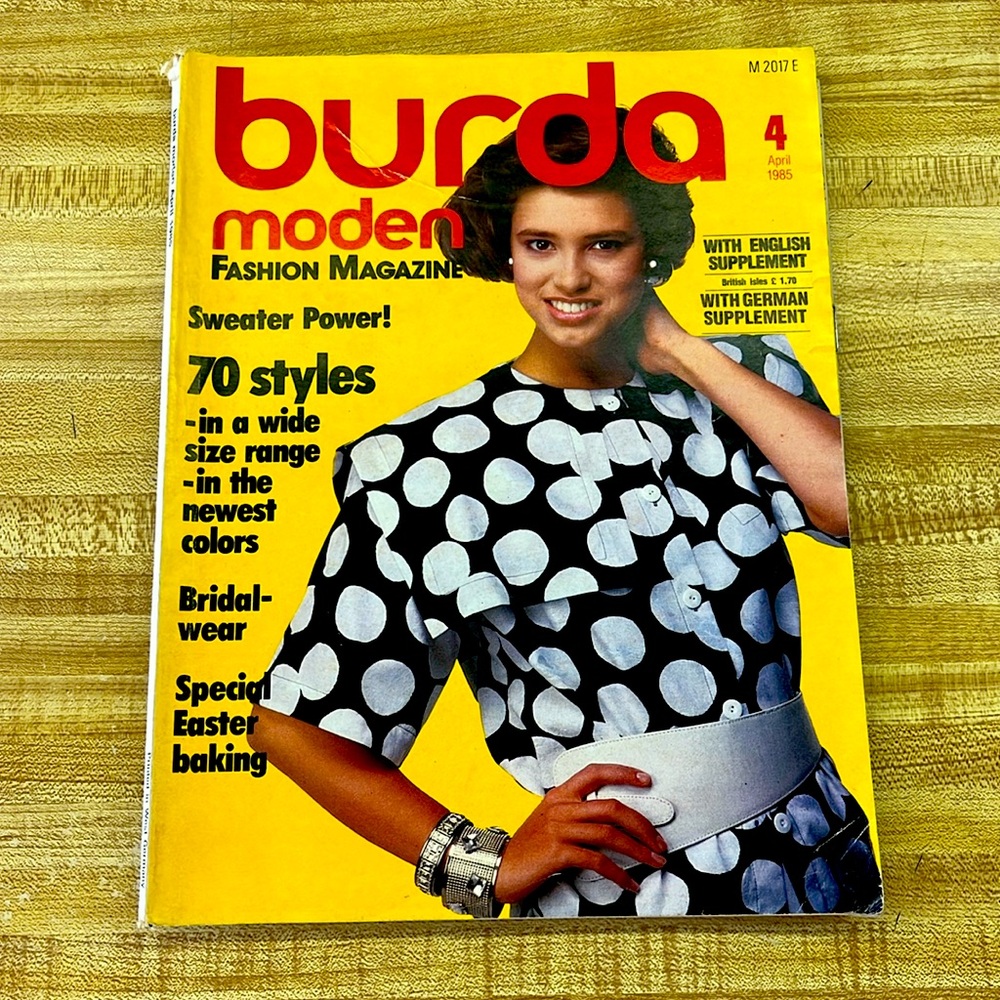 Vintage Burda magazine